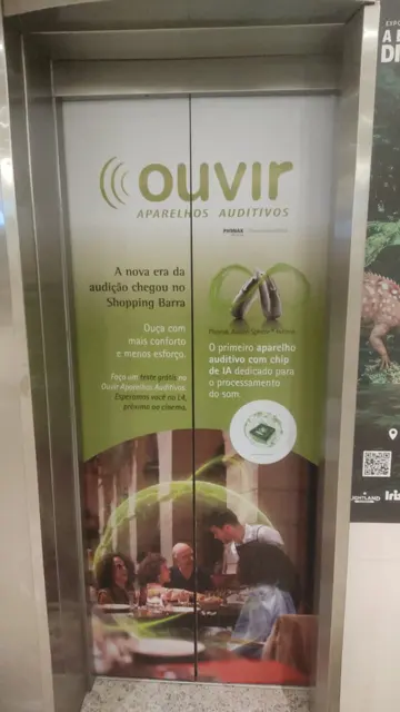 Ouvir · comunicação em vidro